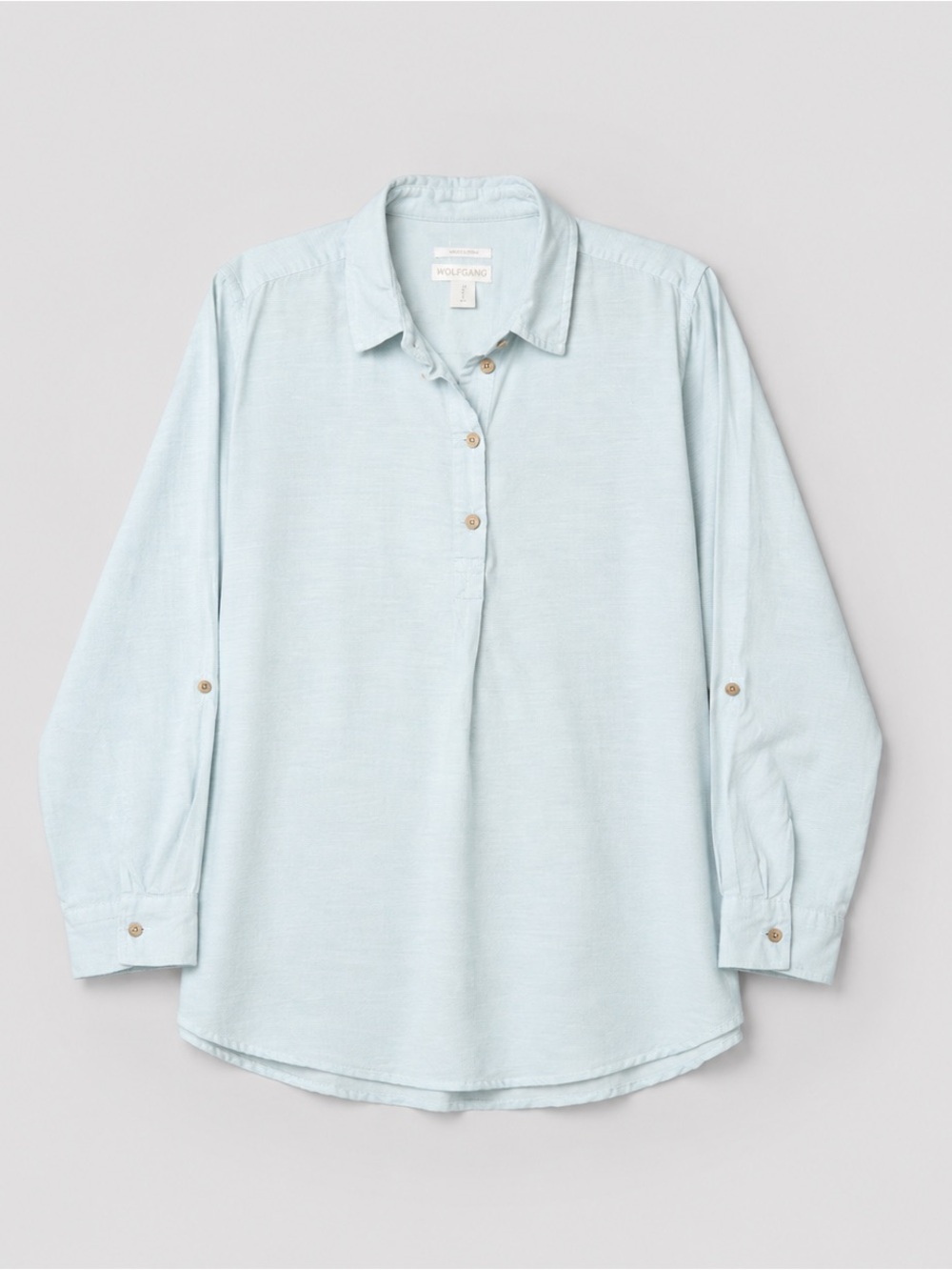 Cynthia Rowley Women 100% Linen Top 1X Beachy Coastal Euro Summer Fisherman